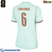 Fotballdrakt Dame Frankrike Eduardo Camavinga #6 Bortedrakt VM 2026 Kortermet